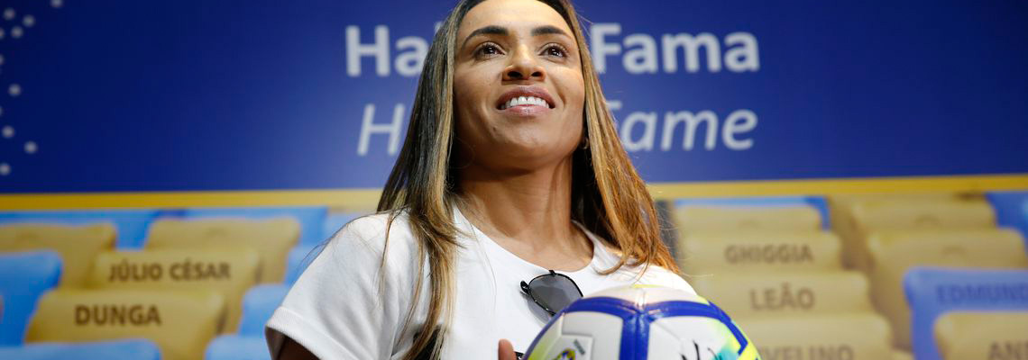 Marta defende esporte como ferramenta em busca da igualdade de gênero