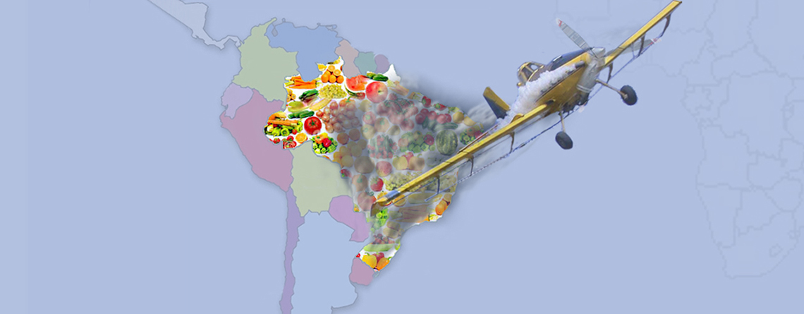 Mapa do envenenamento de alimentos brasileiros lançado na Europa