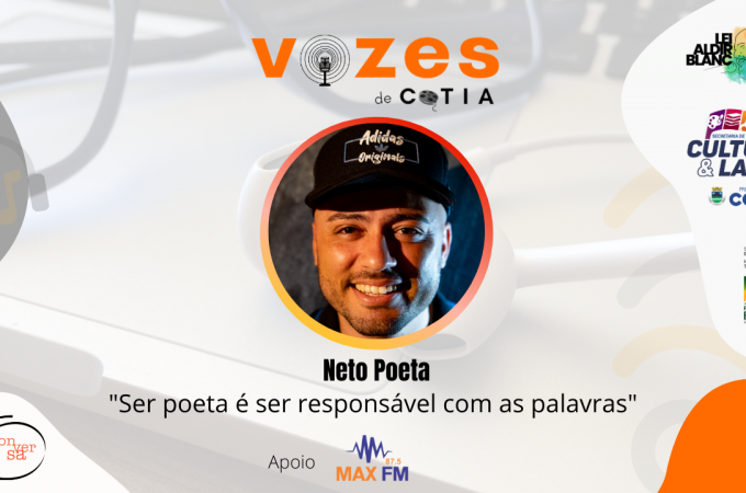 Neto Poeta: “ser poeta é ser responsável com as palavras”